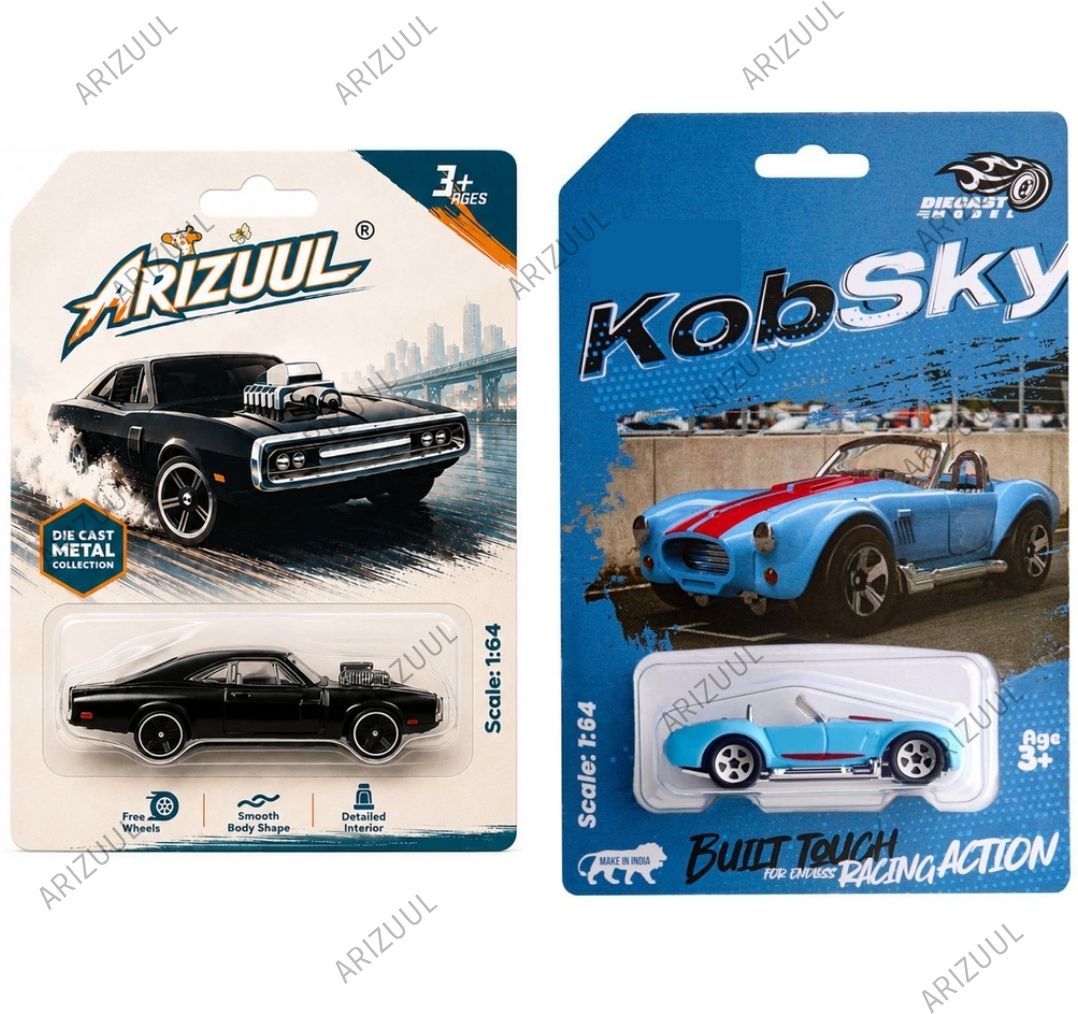 arizuul 1:64 Fast & Furious And Shelby Cobra Diecast Combo Cars-picture-31