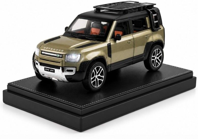 niyamat Premium Die Cast Expedition SUV Toy Car Olive Gold 1:32 Scale with Roof Rack-picture-32