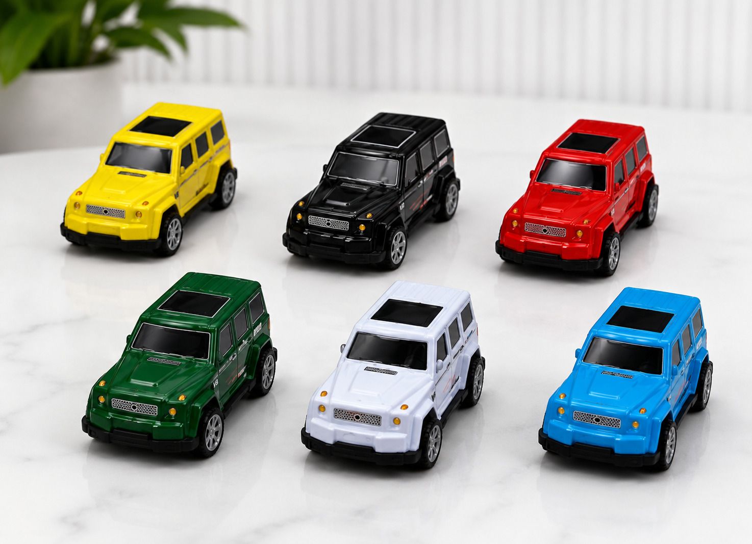 Premium Jeep Cars Set of 6 Pull Back Toy | Mini Friction Powered SUV Car Toys-image-20