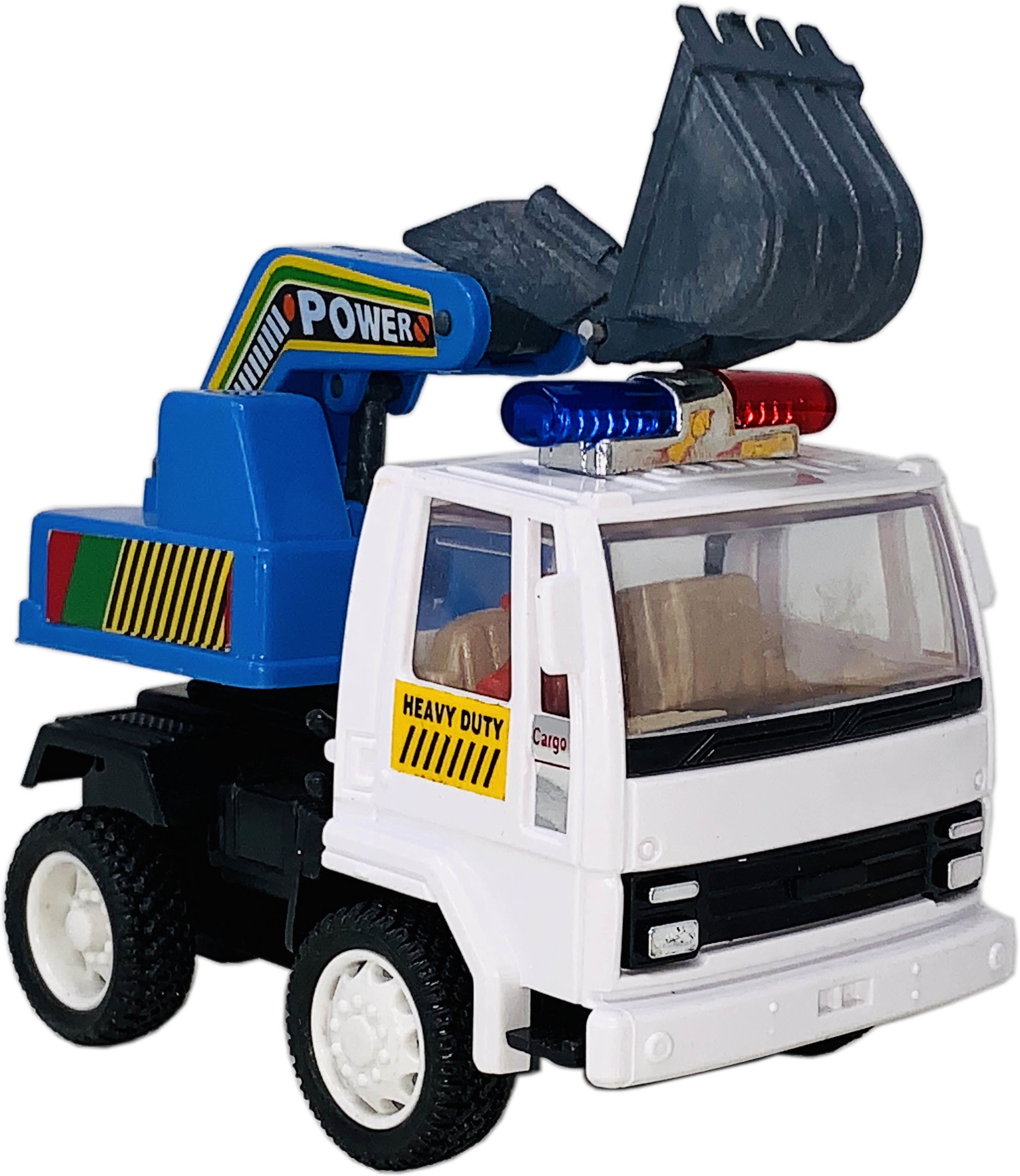 techzage Vehicle white - excavatot - city truck-picture-4