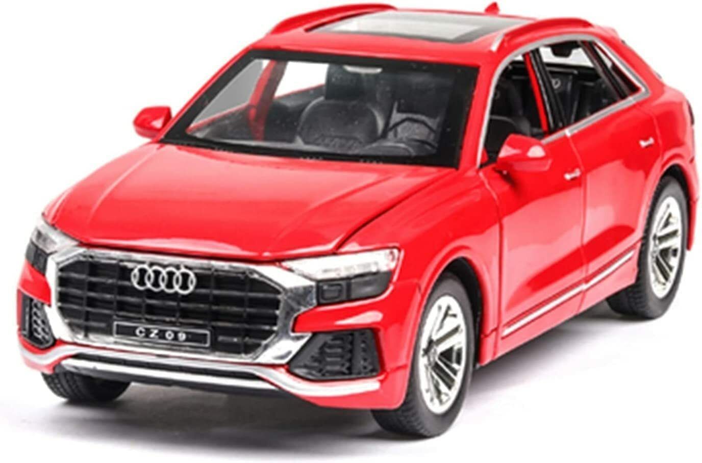 deoxy Audi Q8 SUV Toy Car Zinc Alloy Metal Pull Back Die-cast Car-picture-45