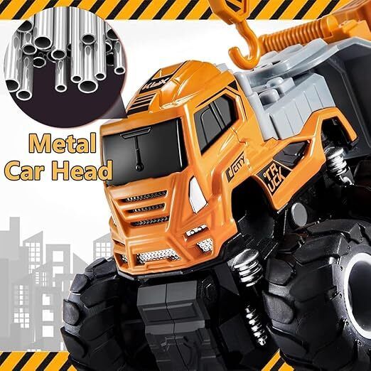 ragiluxe Unbreakable Meatal Head Excavator Toy Truck Bulldozer Construction Vehicles Toy-picture-18