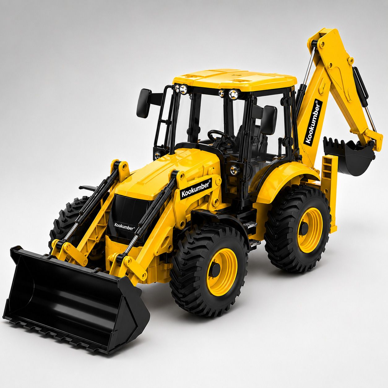 thriveonix Heavy Duty JCB Toy for Kids Bulldozer Excavator Construction Truck 2-in-1-picture-29