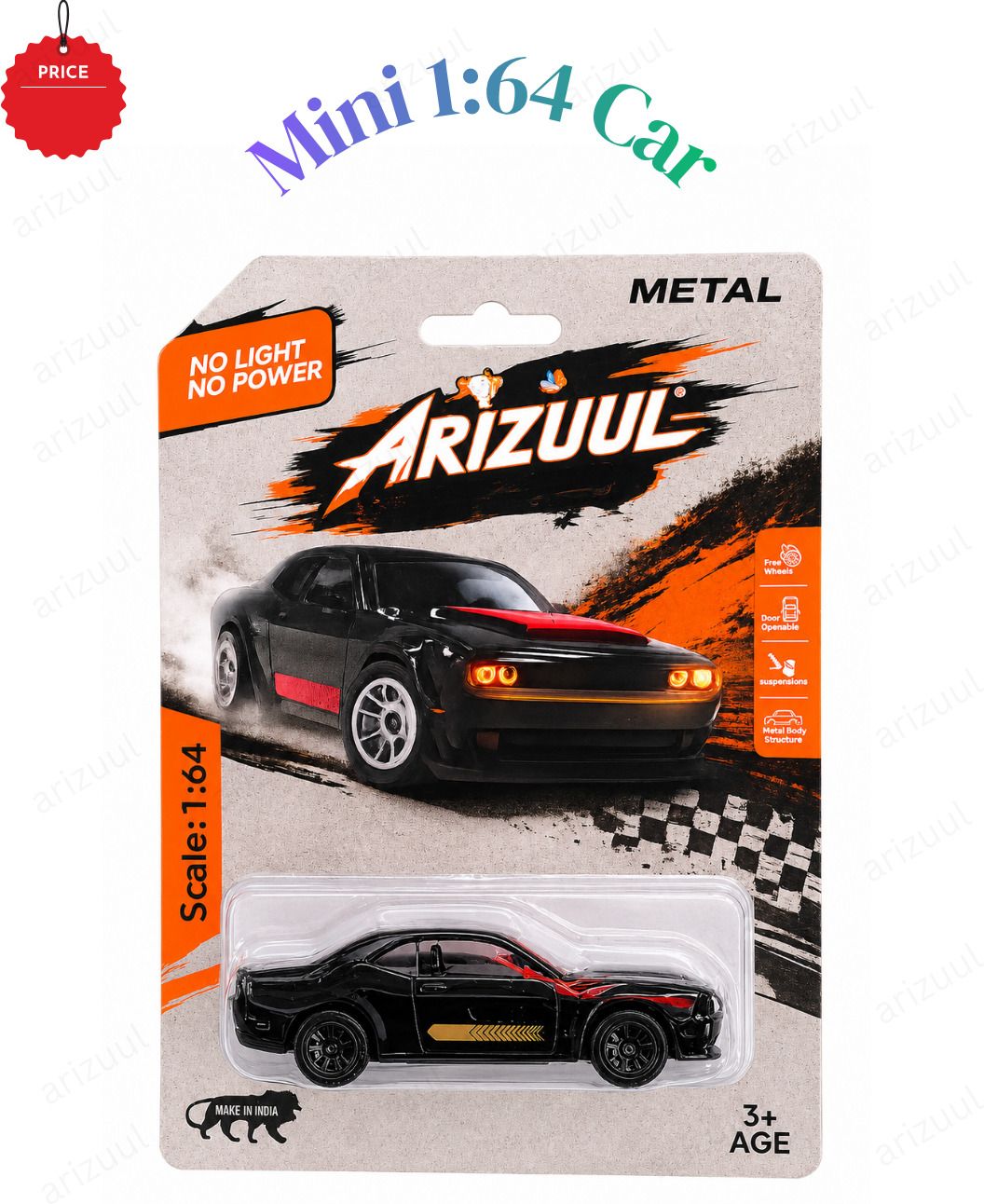 arizuul DC SRT Hellcat 1:64 Scale Premium Collectible Muscle Car Model-picture-27