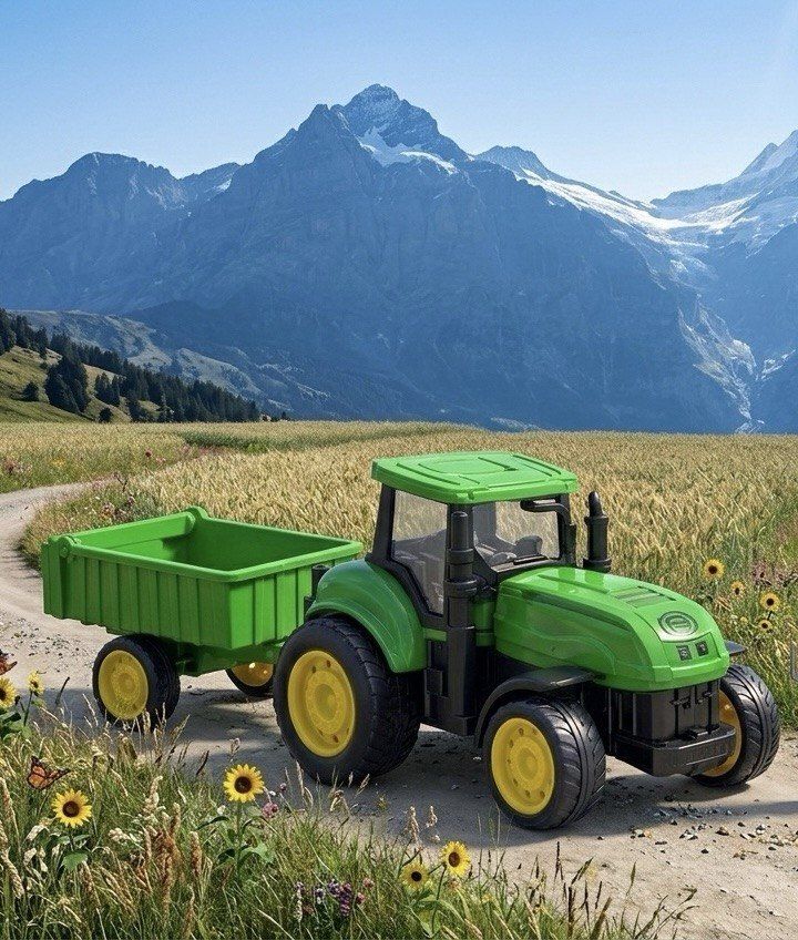 zuuluzrs supper jakkas Farm Tractor Toy With Detachable Trolley for Kids-picture-26