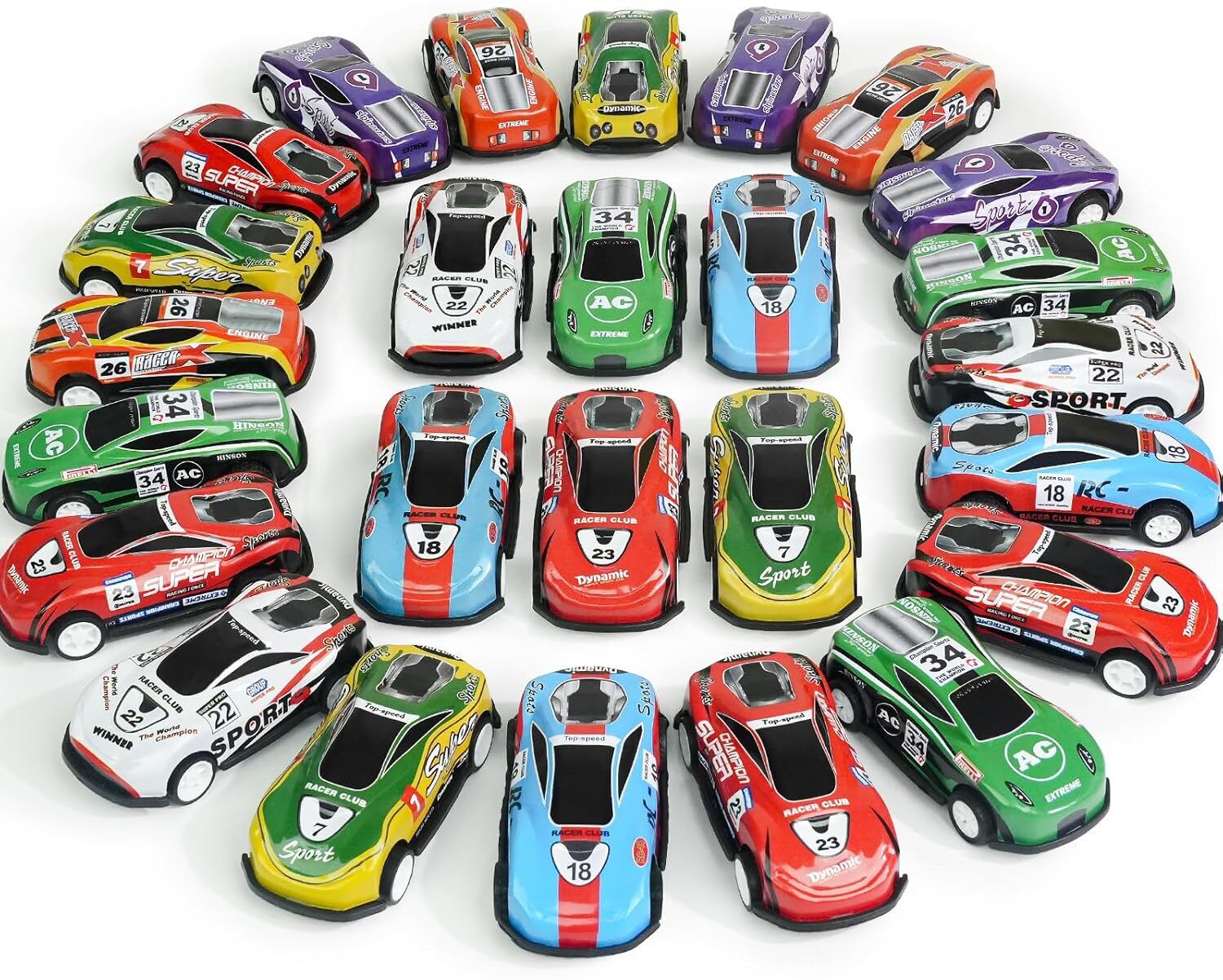 Alloy Metal Pull Back Mini Race Cars Set for Kids