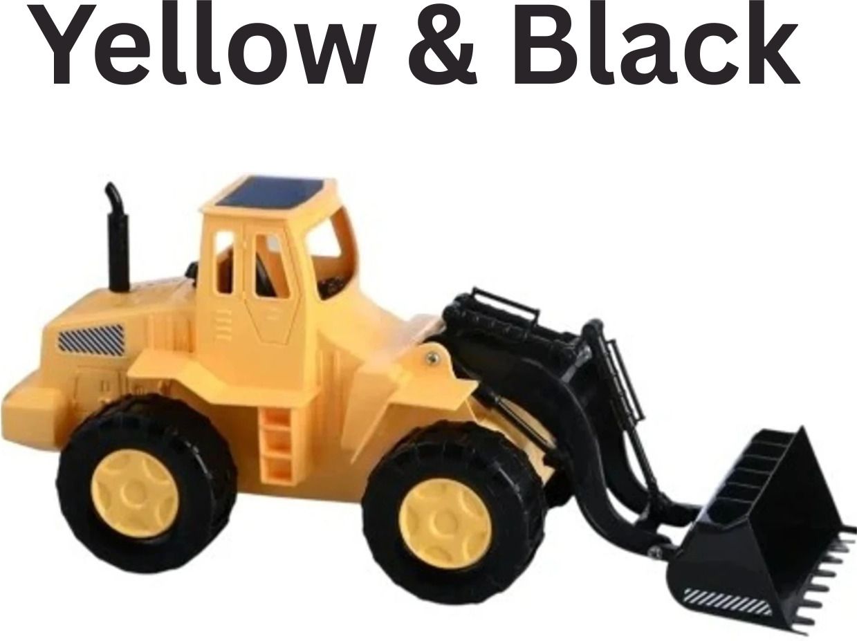 lastictoy Yellow Toy Loader Truck Moving Bucket Shovel Vehicle Kids Construction Bulldozer-picture-28