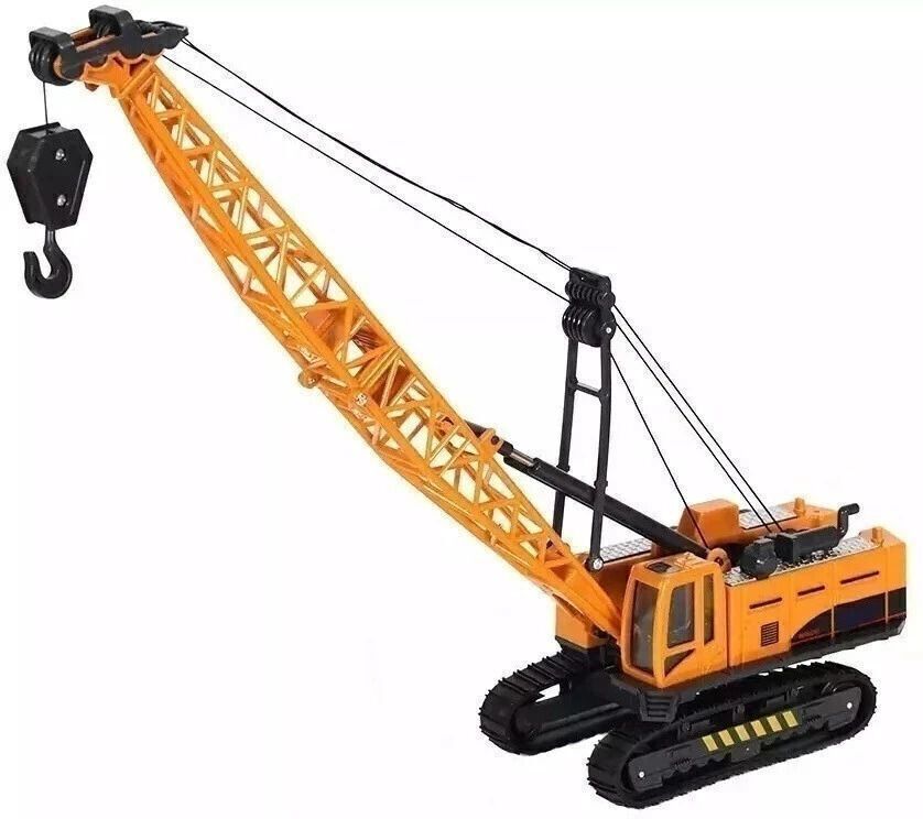 Long Crane Excavator Construction Truck Rotate by 360 Degree Toy kids Loader JCB-image-30