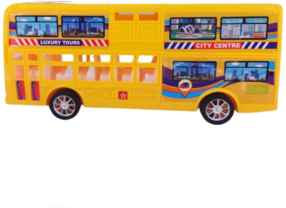 Amazing Stylish Big Size Bus Friction Powered Toy-image-2