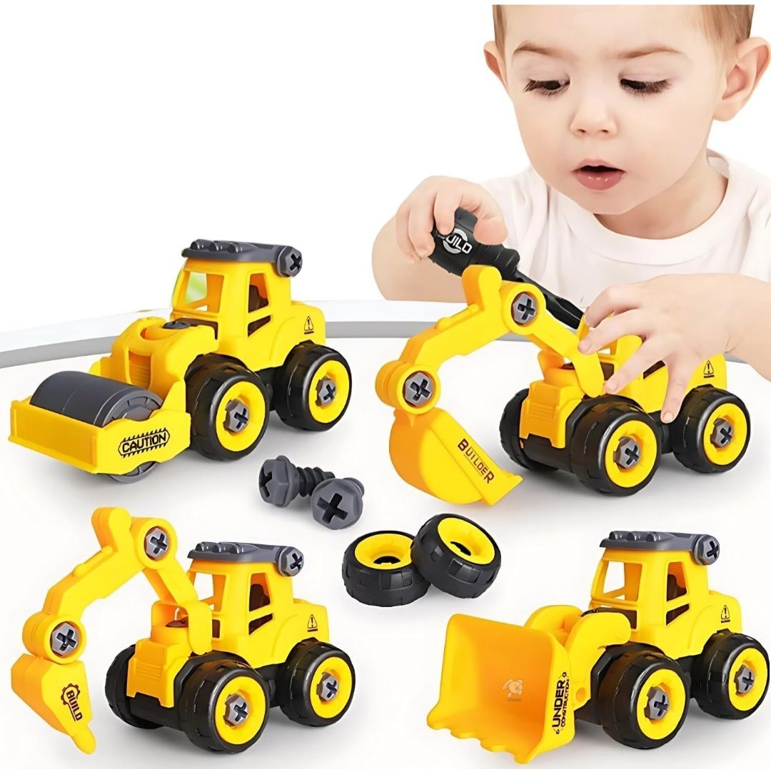 mira farmcraft JCB Engineering Construction Car Toy Set Kids STEM Sand Toys for Toddlers-picture-20