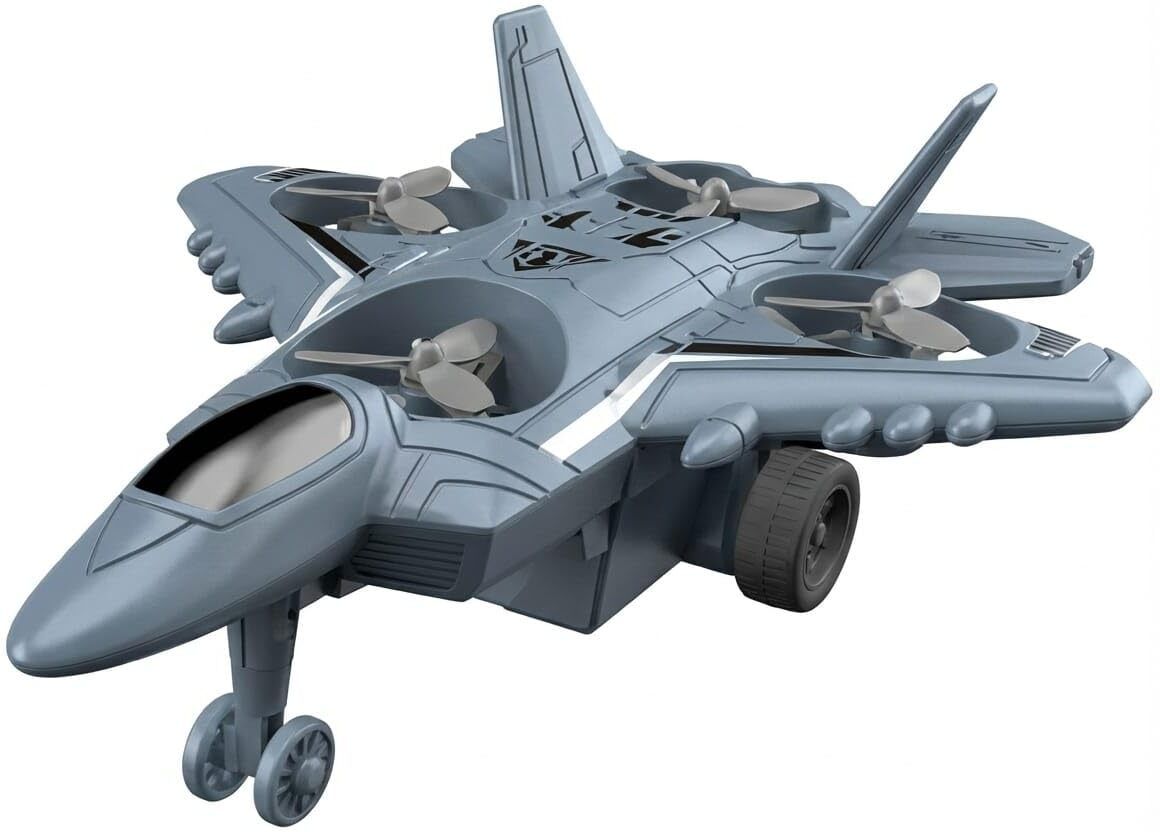 Fighter Jet Toy with Push-Back