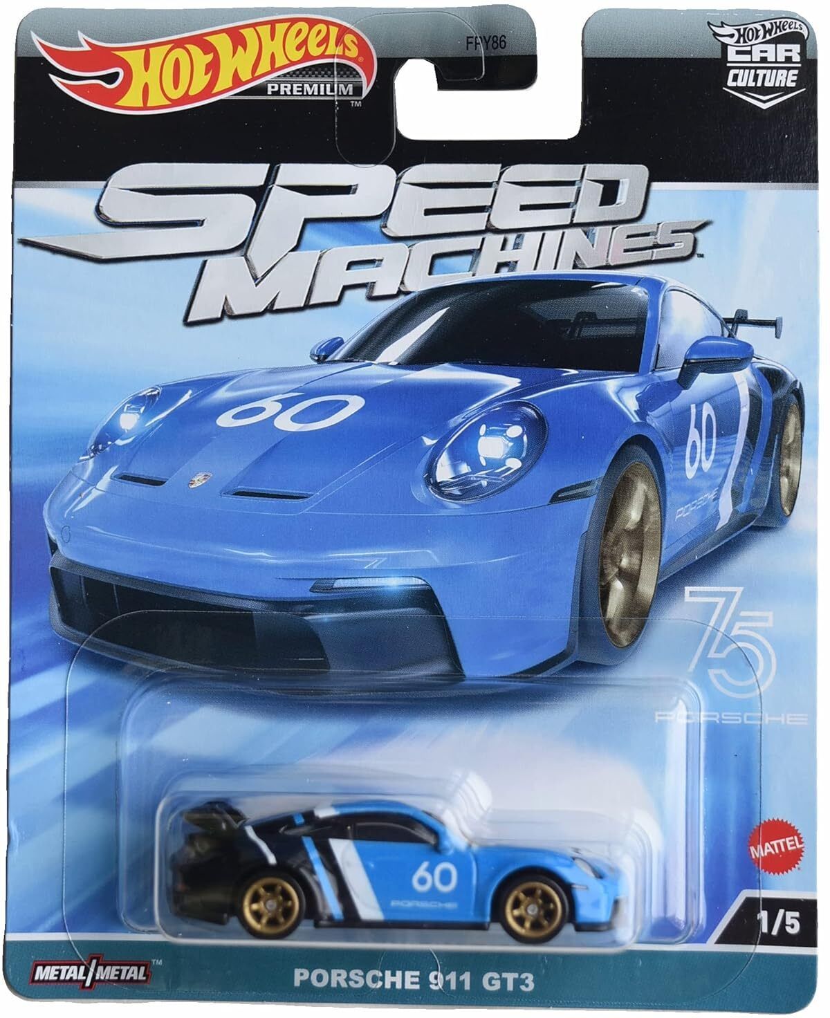 hot wheels Porsche 911 GT3, Speed Machines 1/5 Car Culture-picture-20