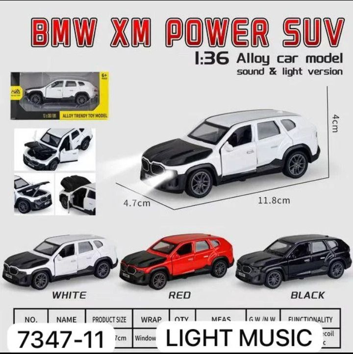 athmika enterprises 1:36 Scale Die Cast BMW XM Power SUV Car-picture-2