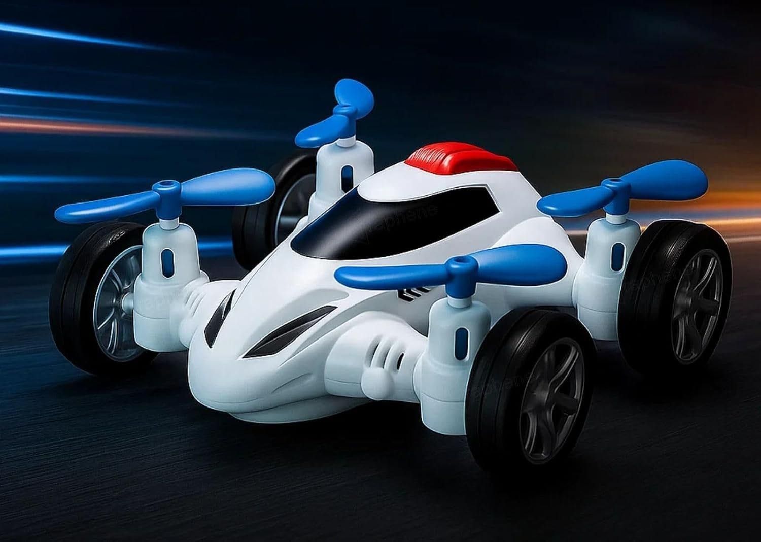 360 Wings Rotation Friction Powered Push and Go Drone Car Toy Moving Fans-image-38