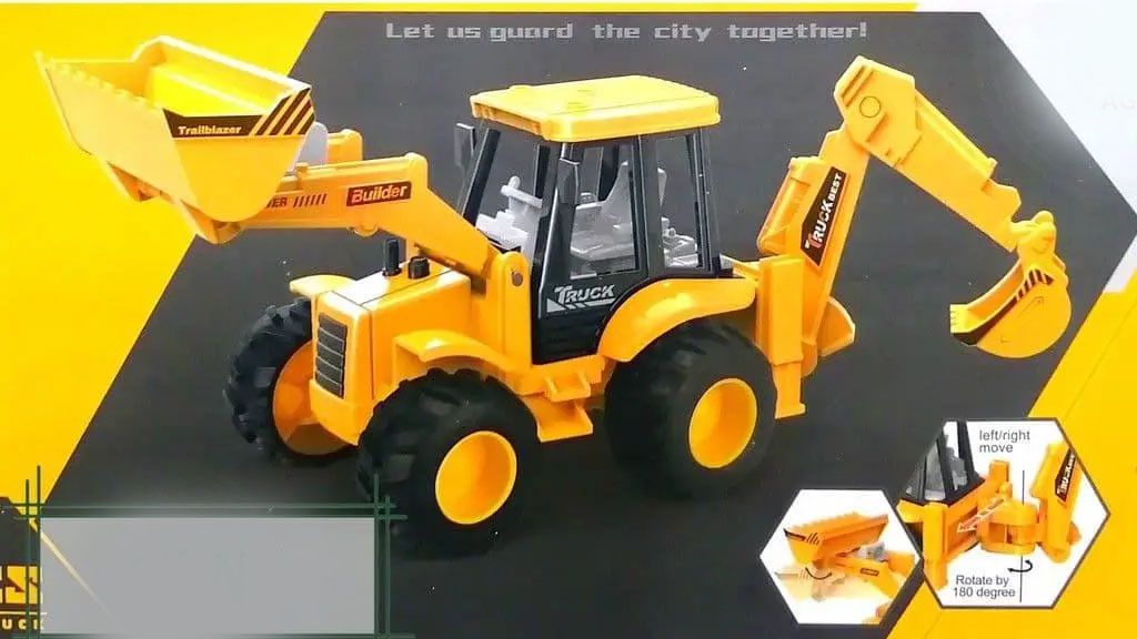 plus shine Bulldozer Build Digger Toy Truck for Kids with Pull Back Action,Realistic Design-picture-38