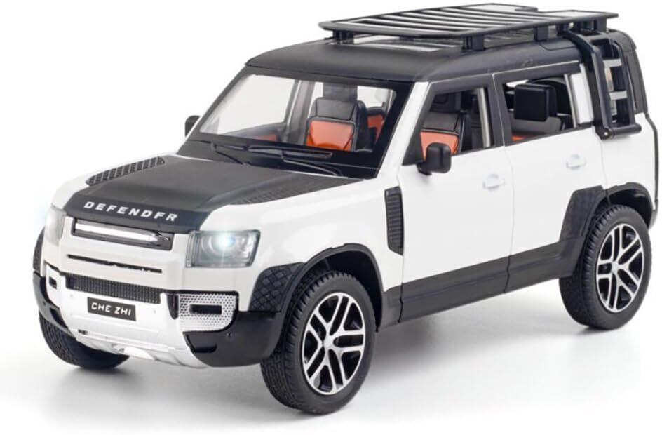 Land Rover Defender 1:32 Metal Car With Openable Door,Light & Sound Car For Kid
