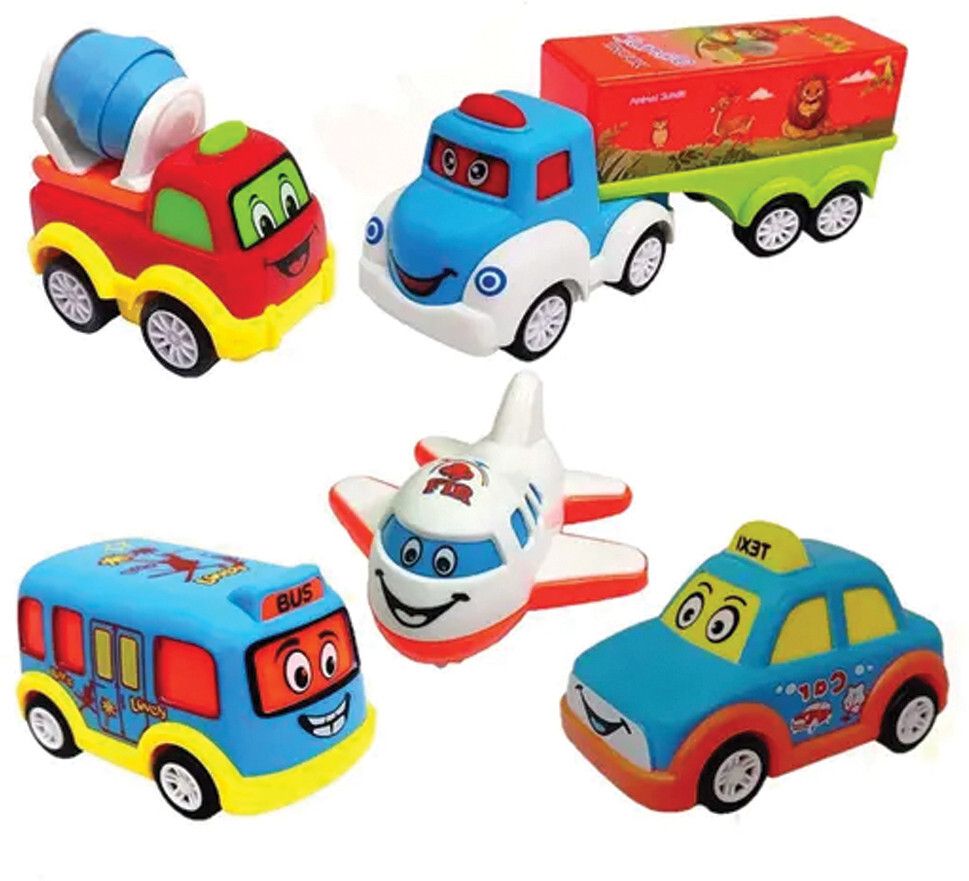 inos Fun Auto Unbreakable Pull Back Transportation Vehicle-picture-19