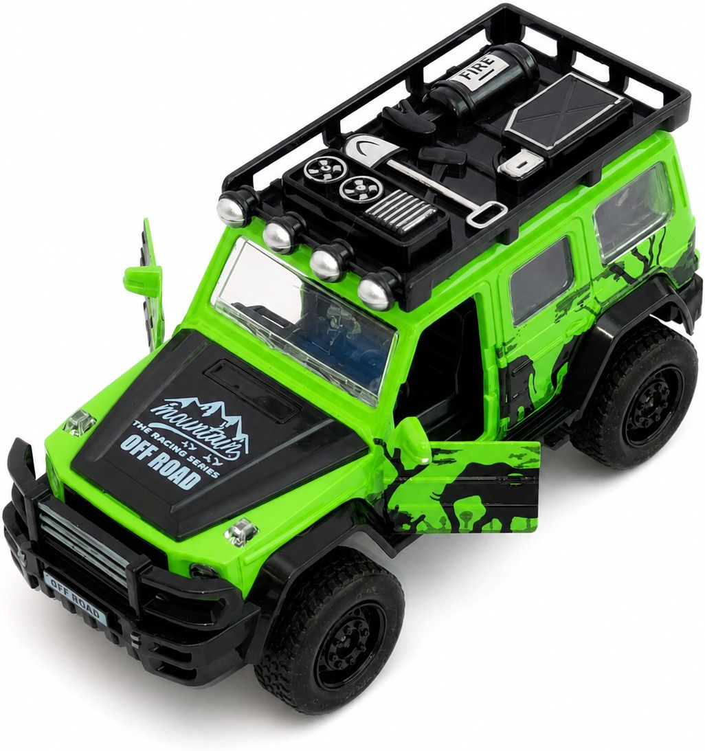 Adventure Rover Metal Jeep Toy Car for Kids with Smooth Wheels-image-16