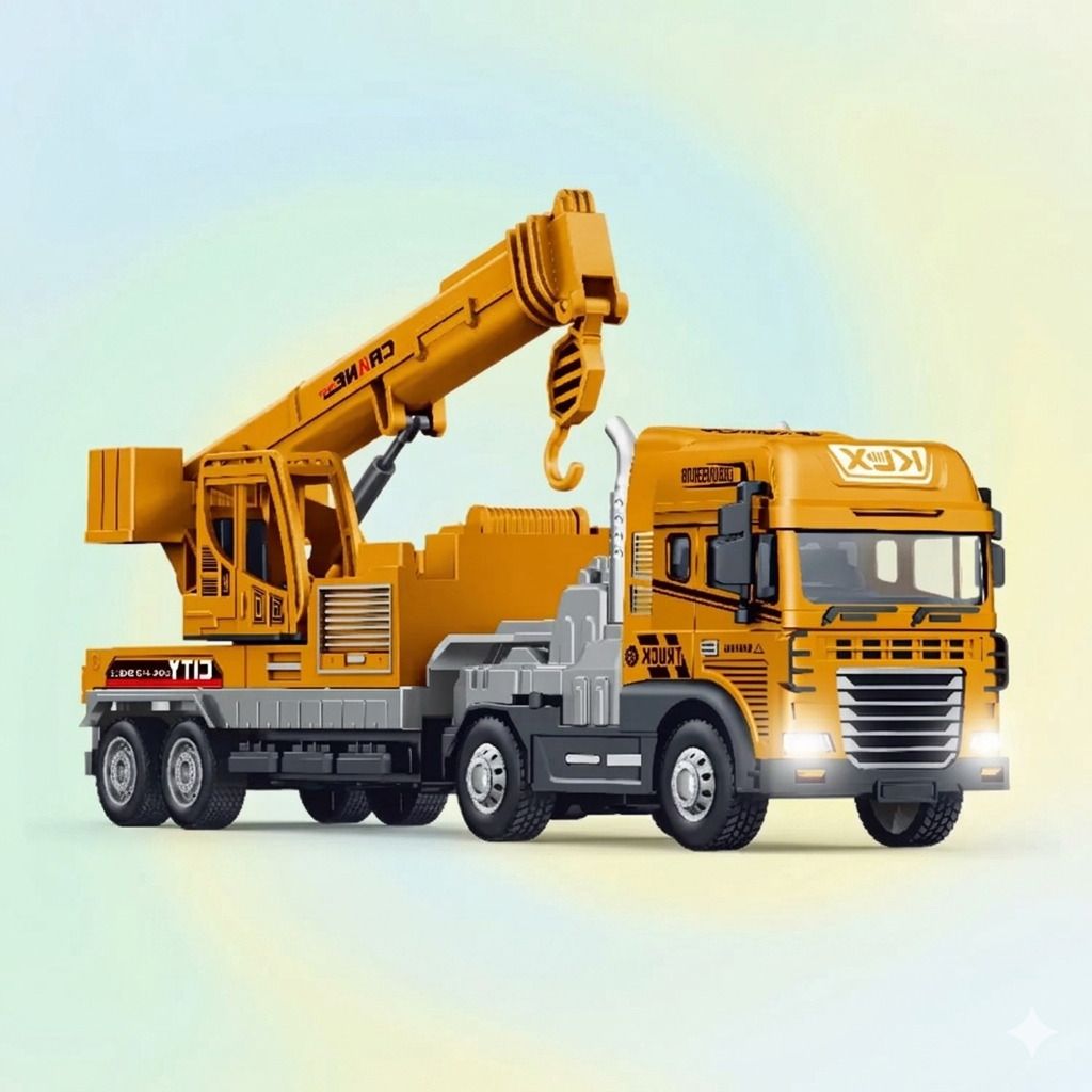 fraimingo Construction crane toy movable hook, and engaging sound effects-picture-29