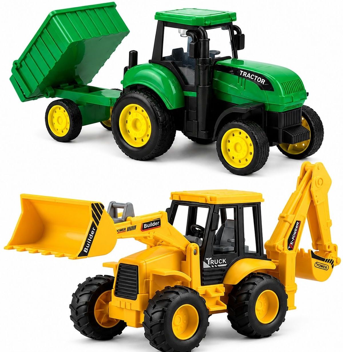 treo comm JCB Toy And Tractor With Trolley Construction Vehicle Set Kids Vehicle Toys-picture-32
