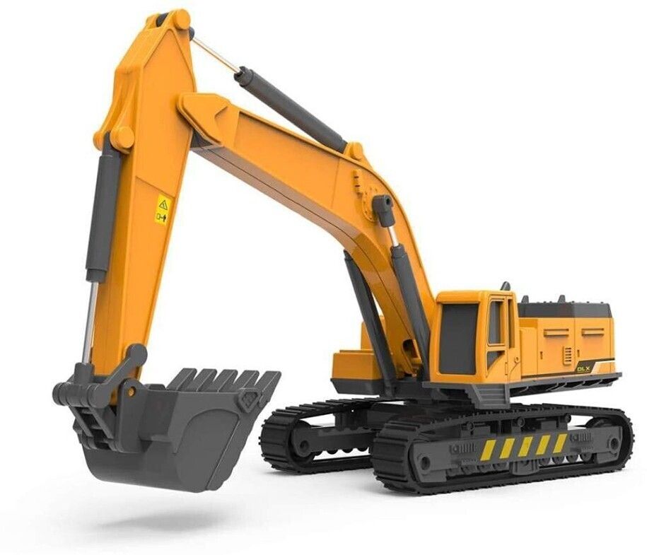 Unbreakable JCB Excavator Construction Bulldozer Long Crane Toy Vehicle 3 Years