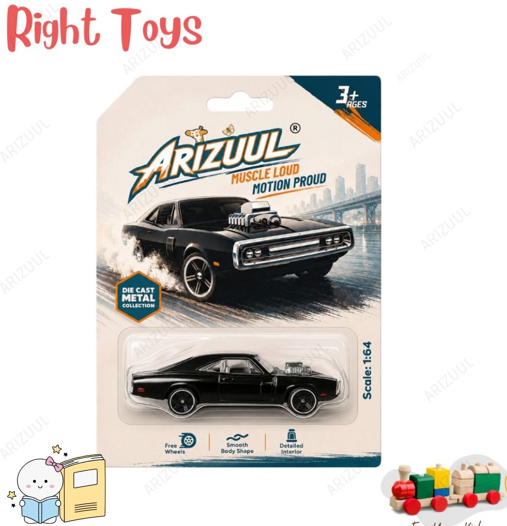 arizuul Compact Muscle Car Diecast Metal Toy Collection-picture-18
