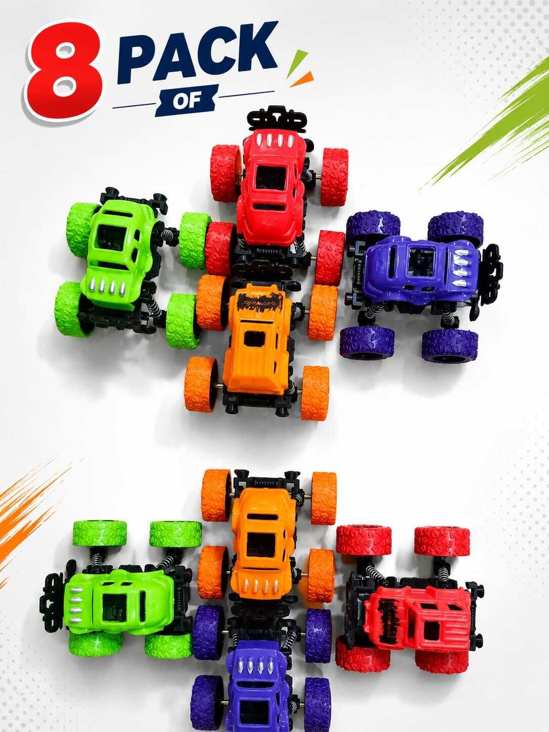 Monster Truck Pull Back Toy Car for Kids-image-19