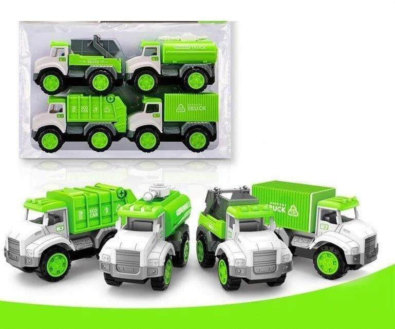 venimall Exclusive Collection of Garbage Truck 4pc ,City Service,Waste Management Truck-picture-12