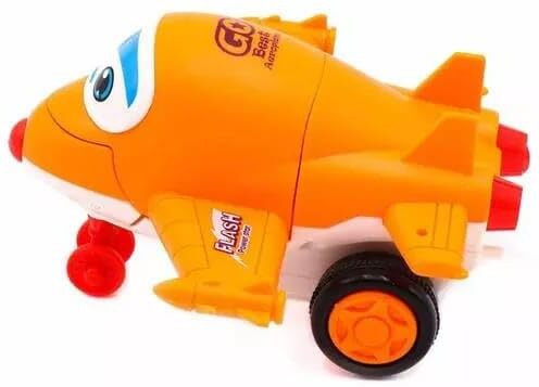 khyali Mini Friction Power Aeroplane Toy with De-Formation Robot Function for Kids|K21 image 1