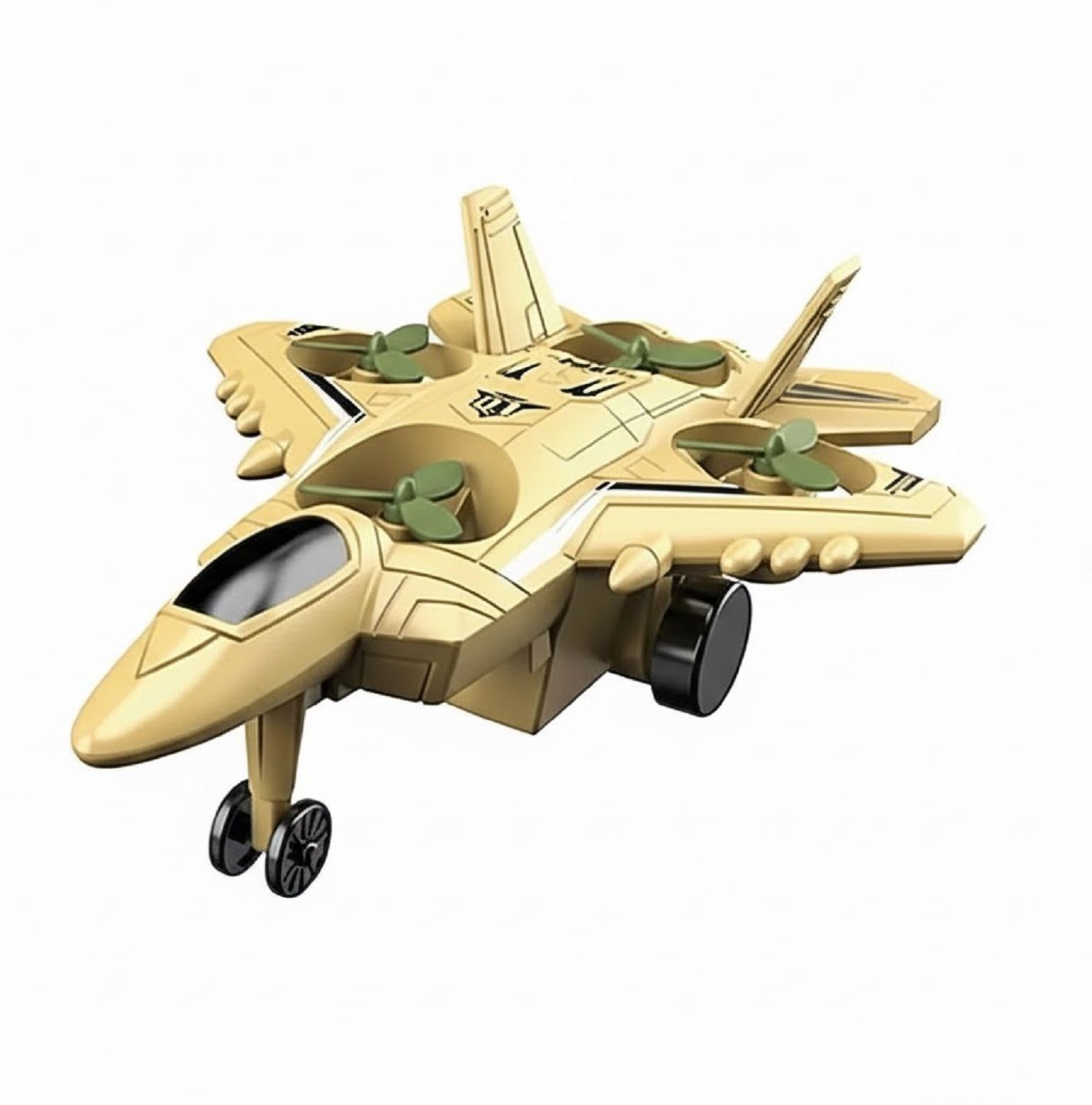 trade globe Military Aircraft Pull Back Fighter Jet Unbreakable Toy-picture-34