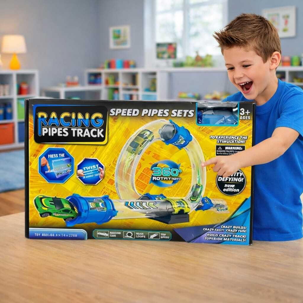 hornflow Pipe Racing Track is a (IND*8205)multicolour play set-picture-14