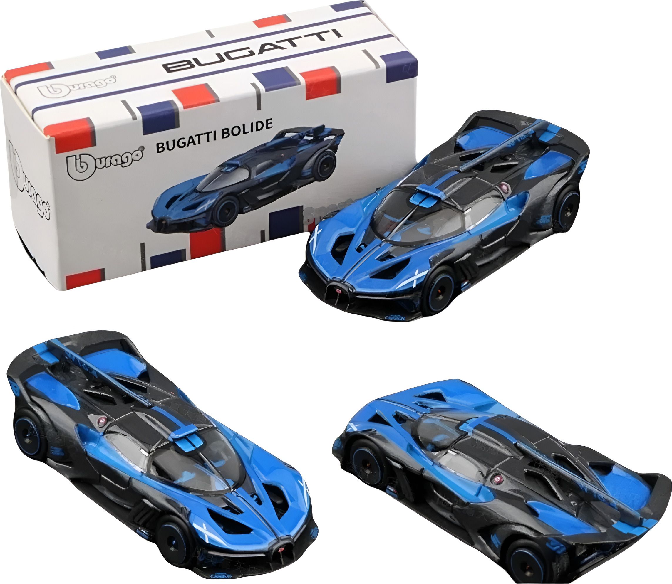 Premium Model 1:64 Bugatti Bolide Diecast for Collection Car-image-44