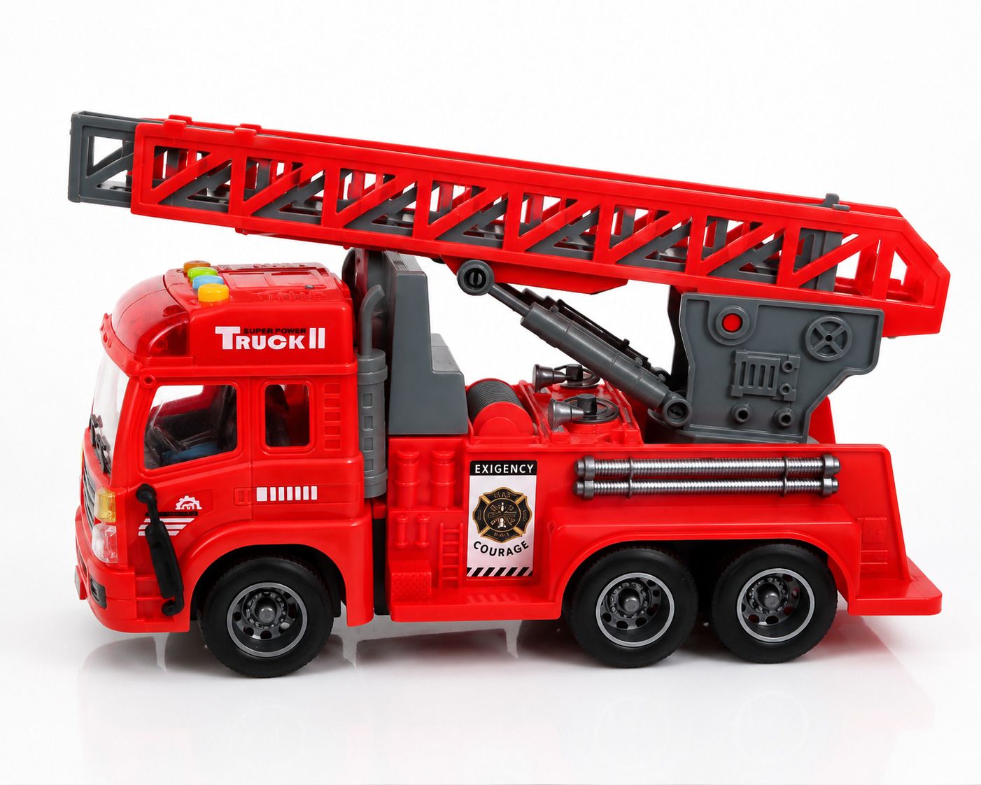 halo nation Fire Truck Toy with Lights & Sounds, Friction Powered Vehicle | Truck Toy-picture-48