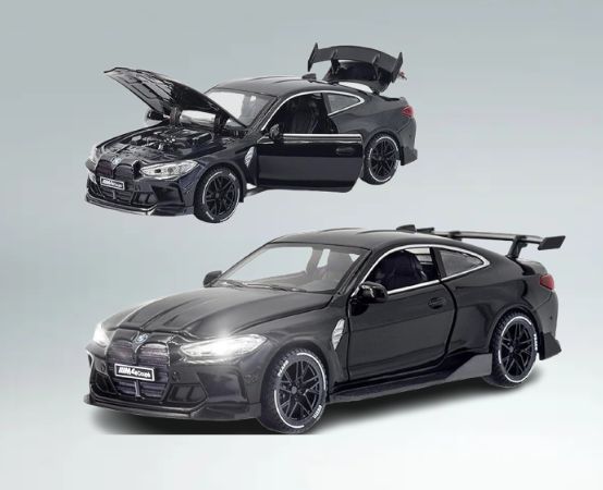 gknex 1:32 BMW M4 Diecast Alloy Car with Pullback, Sound & LED Lights-picture-20