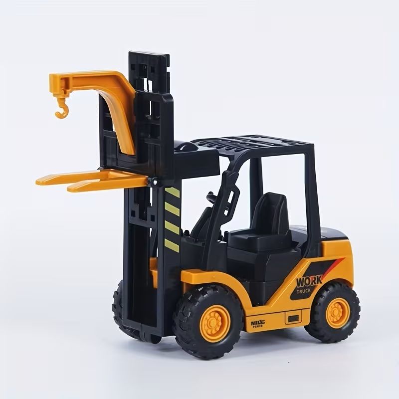 devdhan Unbreakable Friction Powered Forklift Truck ,Construction Vehicle Model for Kids-picture-30