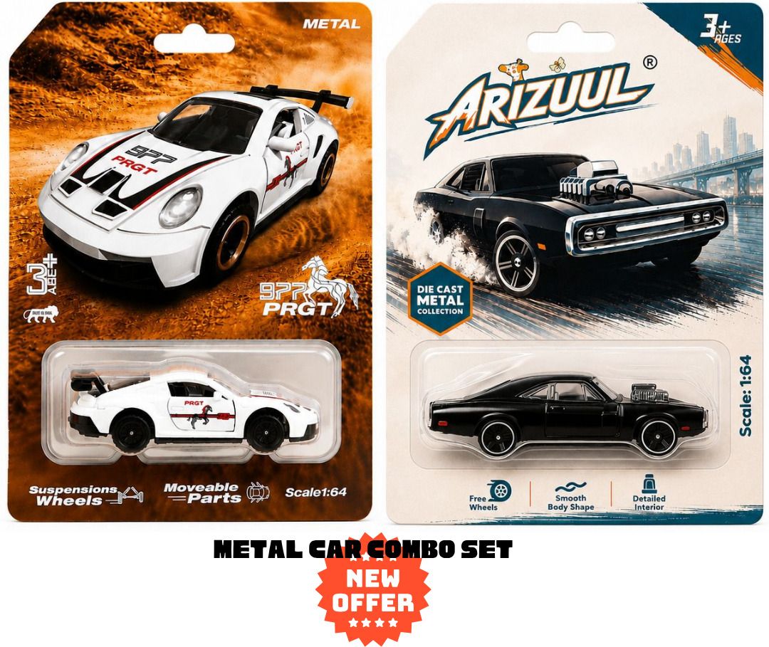 arizuul 1:64 Fast & Furious Porsche GT3 RS Metal Model Twin Collection-picture-40