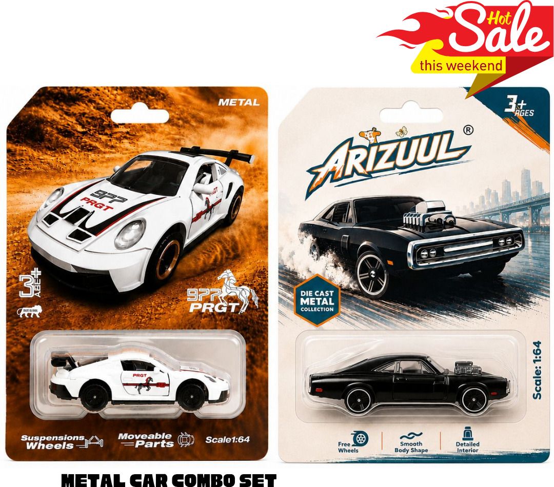 arizuul 1:64 Fast & Furious Porsche 911 GT3 RS Diecast Metal Toy Car Combo Pack-picture-12