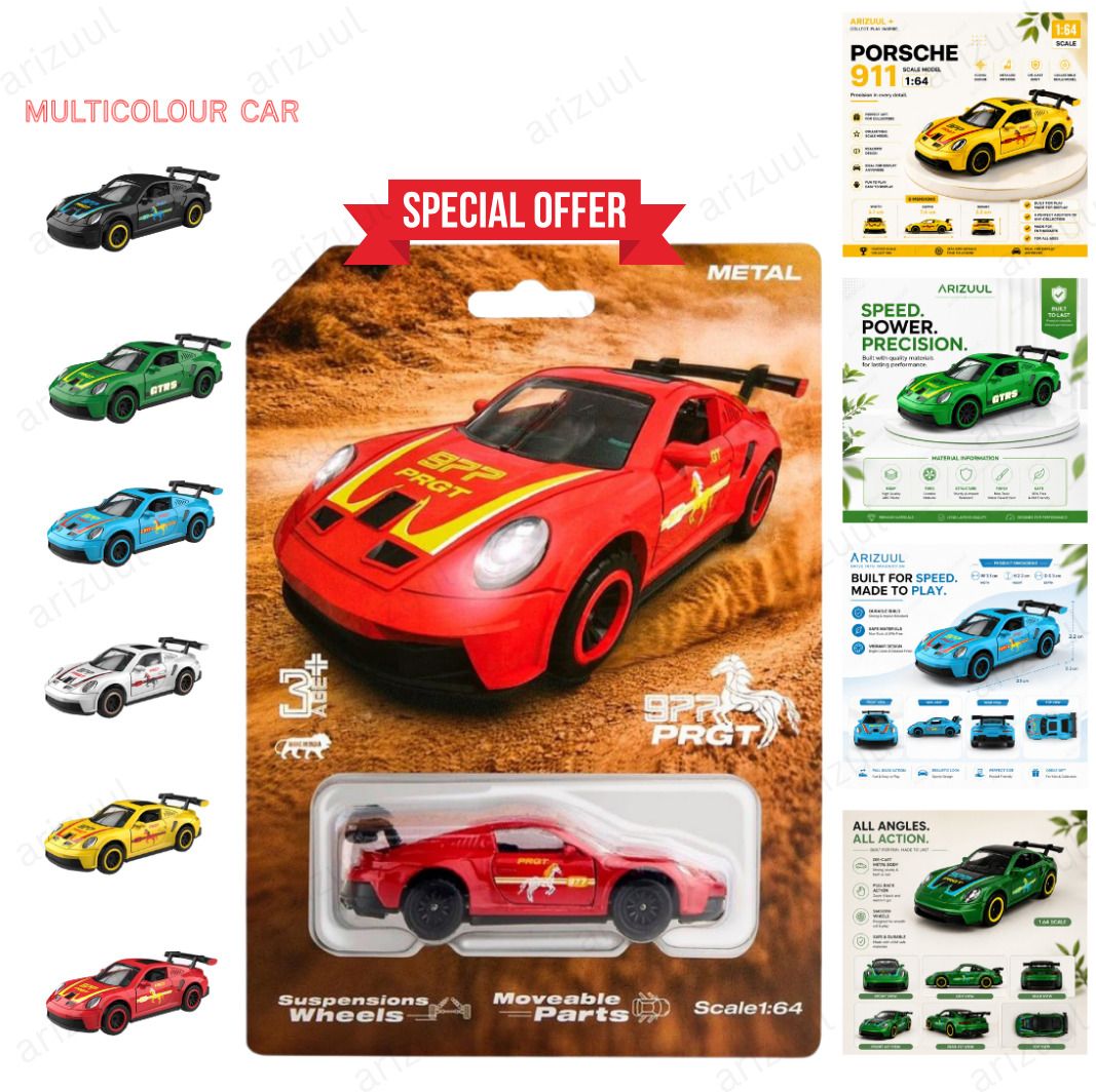 arizuul Porsche Metal Sports Car Replica for Enthusiasts-picture-15