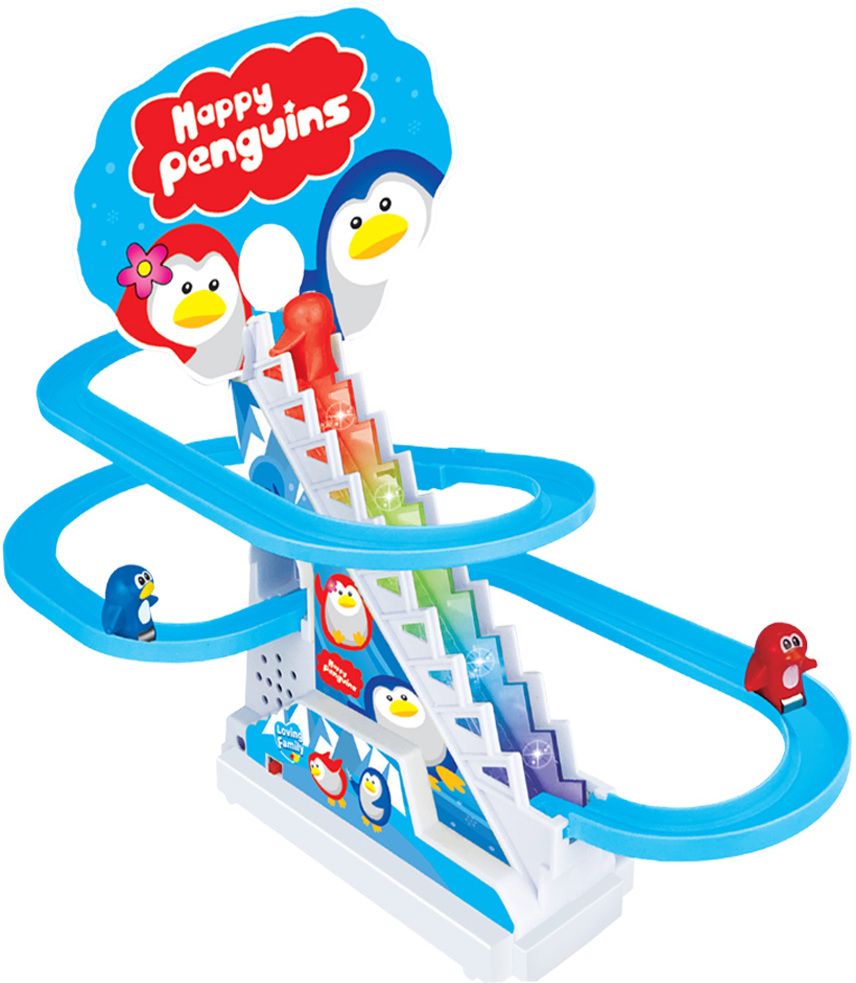 sirius toys Happy Penguin Track Set With Lights & Music - Make In India-picture-11