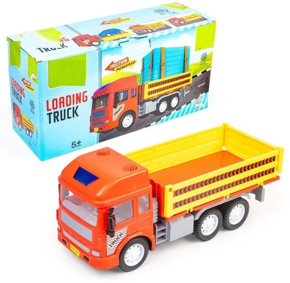 Friction Powered Loading Truck Toy - Multicolour-VP1-image-1
