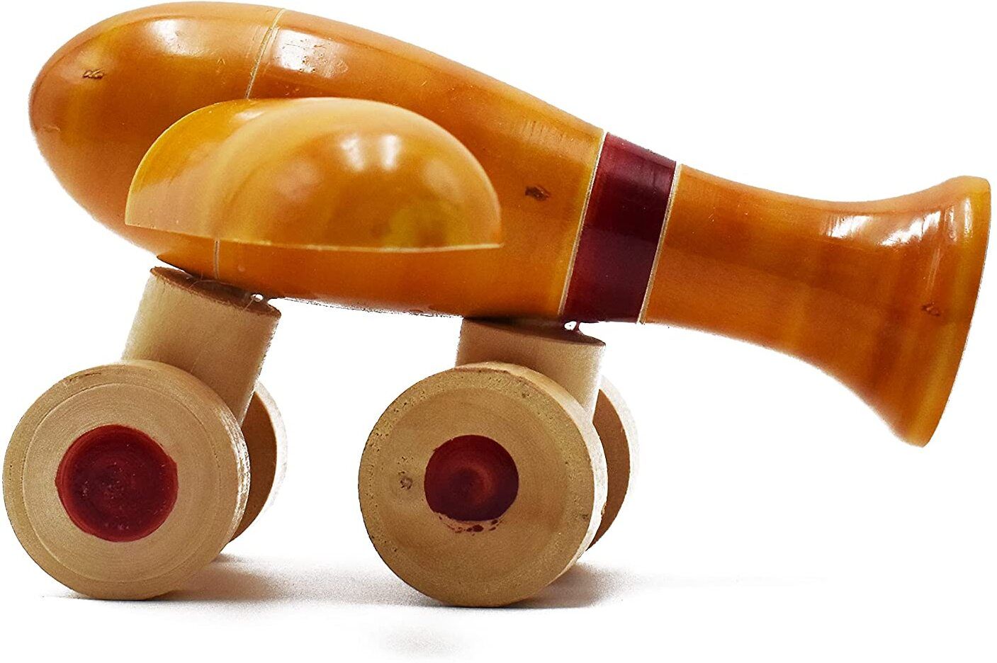 funwood games Bomber Plane Wooden Pull Along Toy for Kids-picture-20