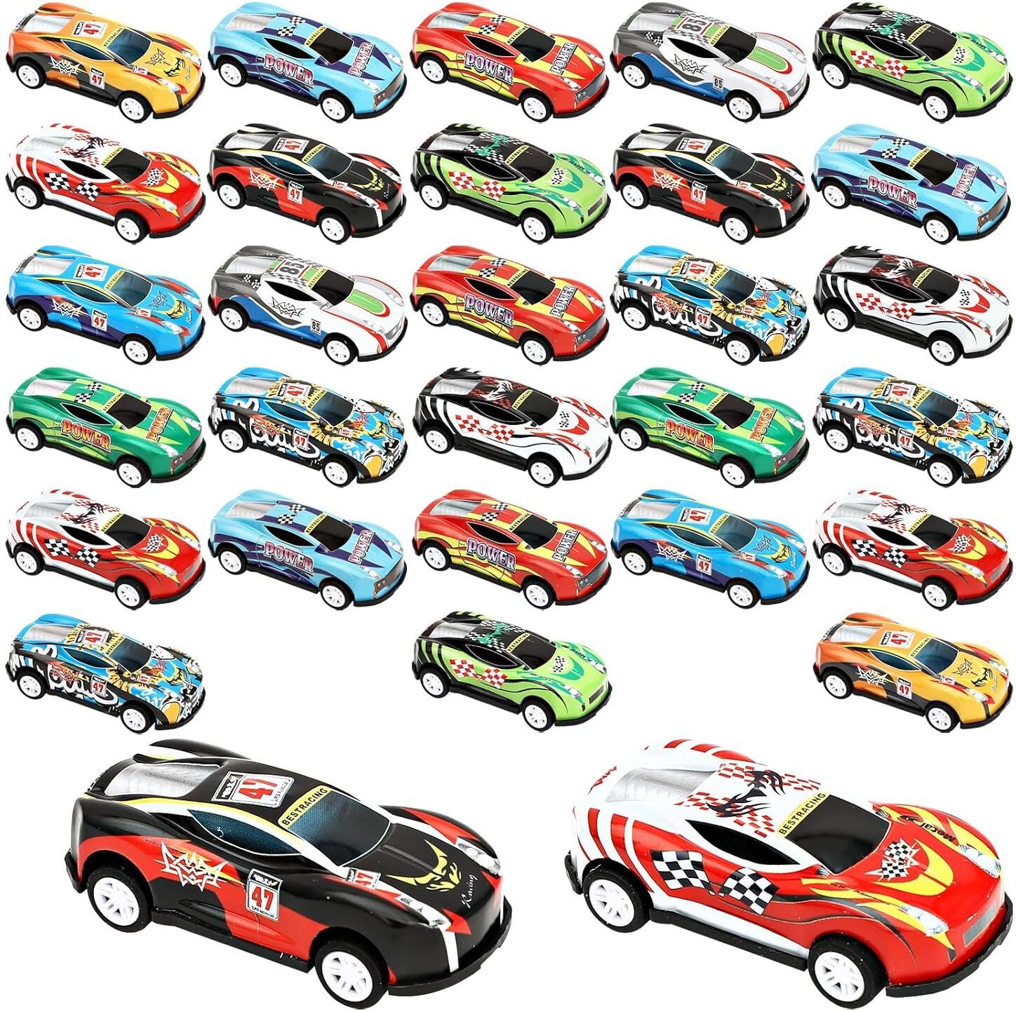 Die Cast Metal Unbreakable Pull Back Car Toys for Boys Girls Kids