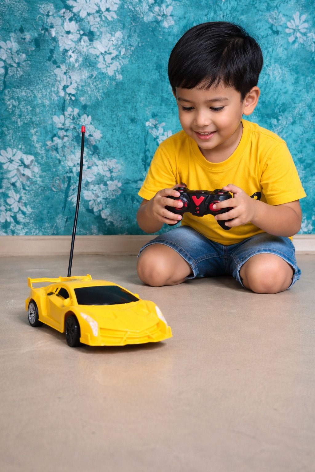 ps living home Racing remote control car (Yellow color)-picture-47