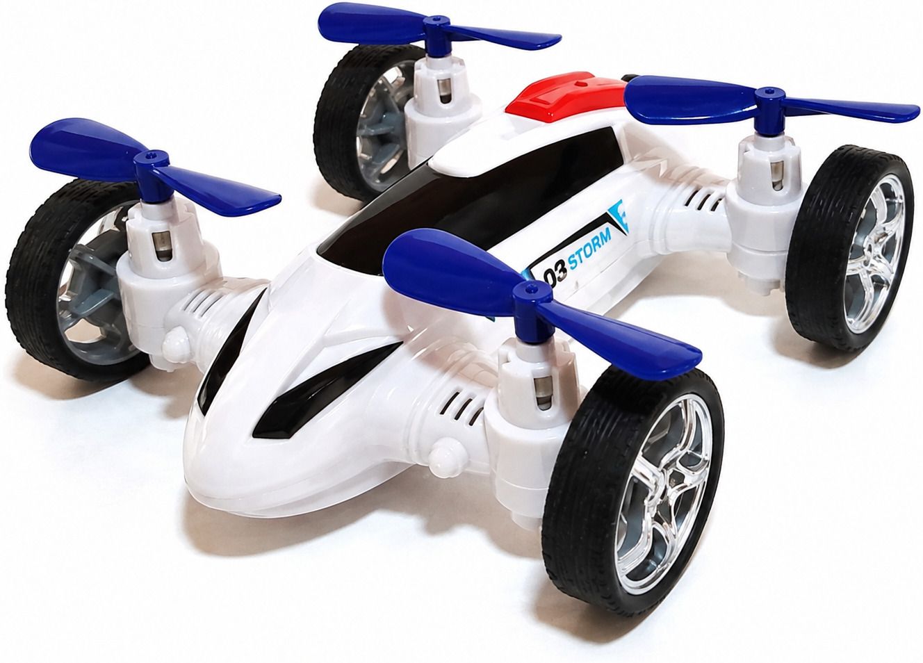 white kids Flying Stunt Racing Car-image-40