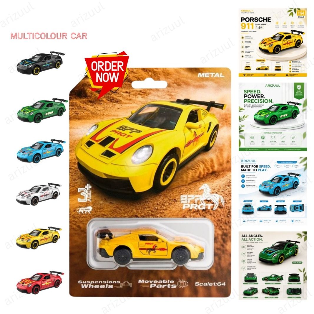 arizuul Porsche 911 GT3 RS Detailed Racing Miniature Vehicle-picture-44