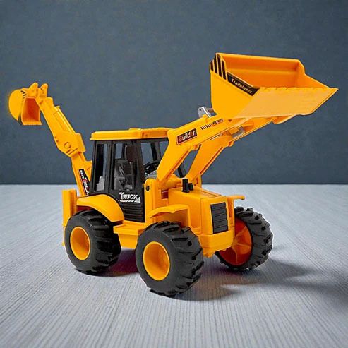 forsikha JCB Bulldozer Friction Truck Construction Vehicle 180° Rotatable Excavator Toy-picture-13