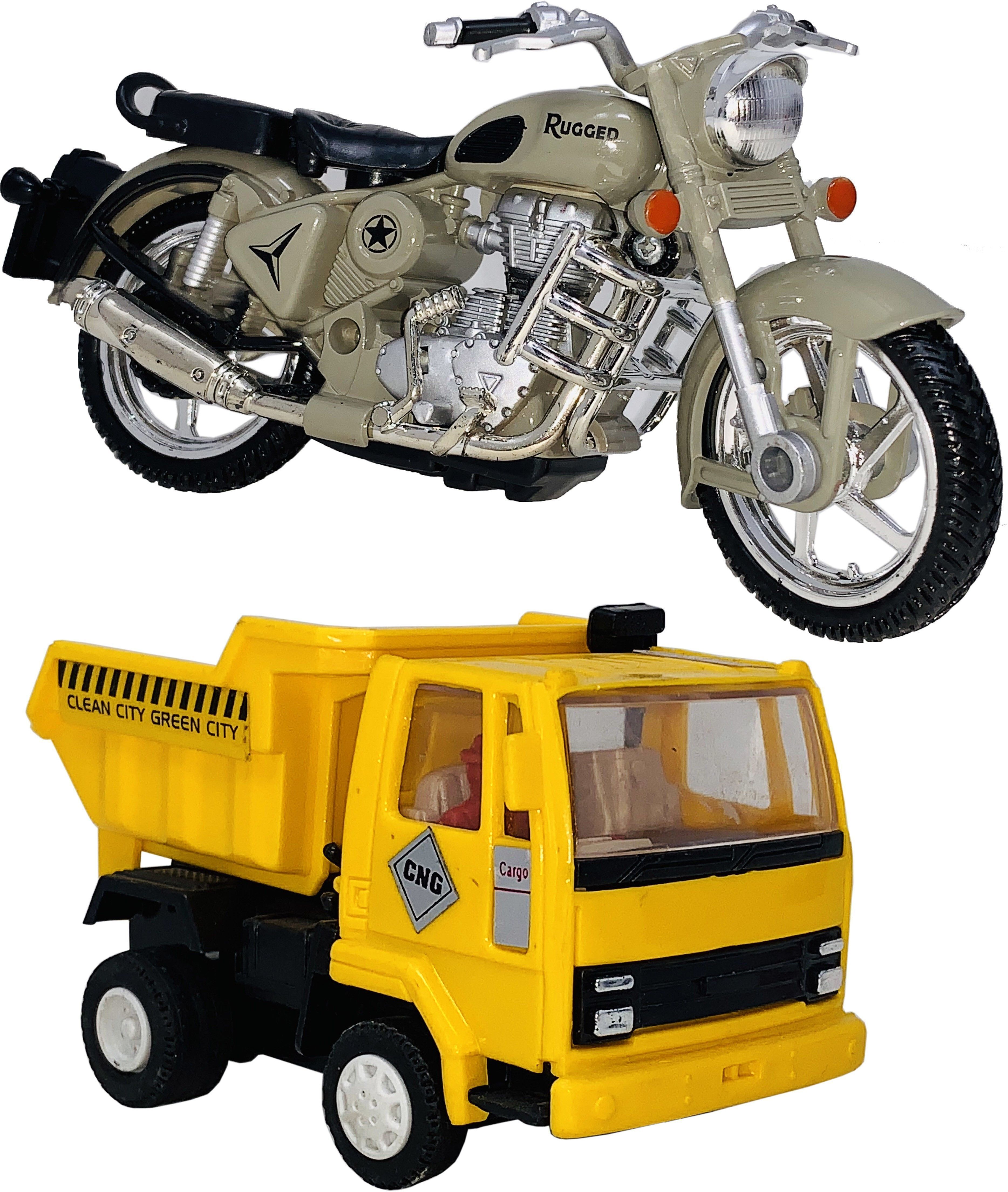 techzage Vehicle Tech-CT-2 Bullet Bike(Beige) -Dumper(Yellow)-picture-20