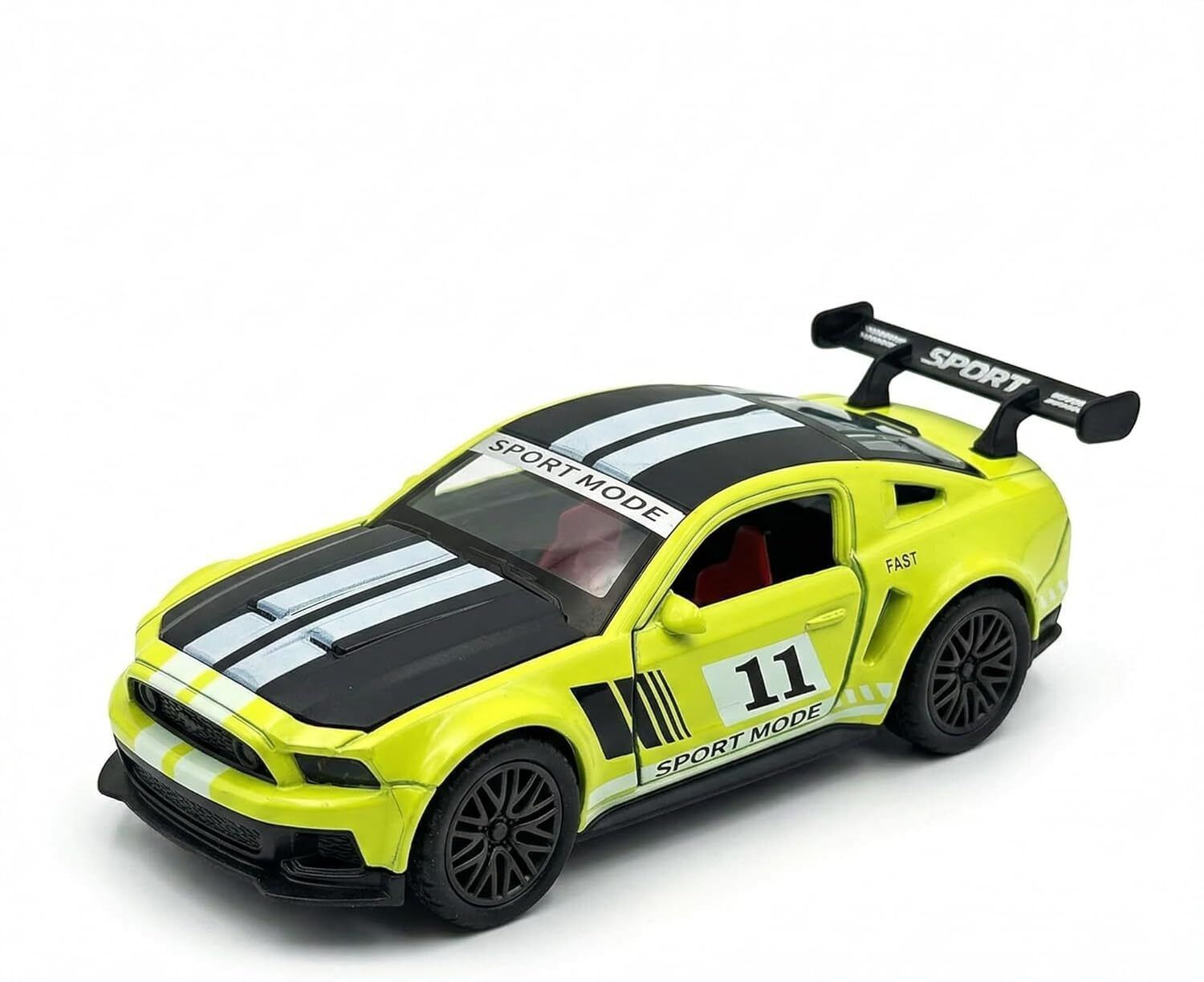 Diecast 1;32 Model Mustang GT Sports Car Pullback Action & Openable Doors-image-41