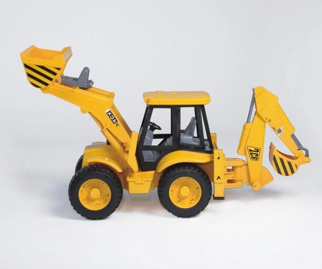 plus shine 2in1 Pull Back Action JCB Racing Dumper Toy for Kids Bulldozer Indoor Games Toy-picture-23