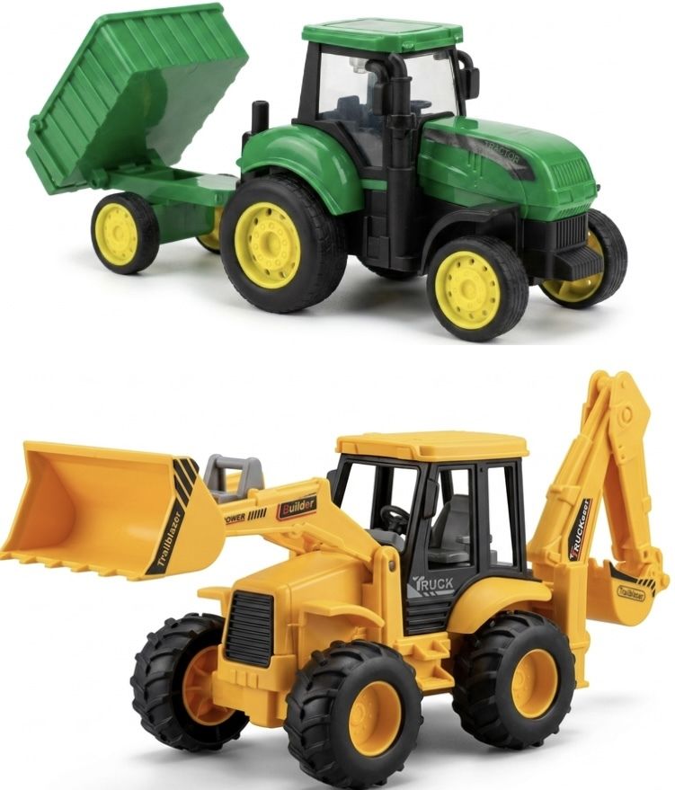 JCB Bulldozer And Tractor Construction Vehicle Kids Toys Heavy Vehicle Kids Toys-image-6